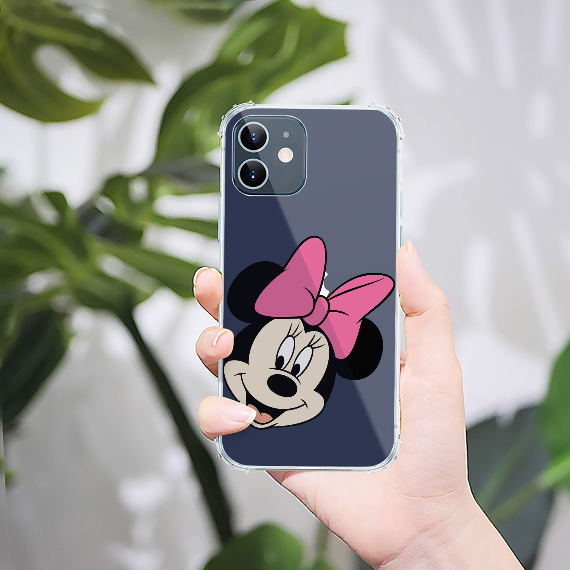 （画像用） ミッキーマウス Mickey Mouse 【iPhone 12シリーズ対応】透明スマホケース（クリアソフトケース）